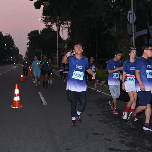 Race photo from KEMLU RUN 2026