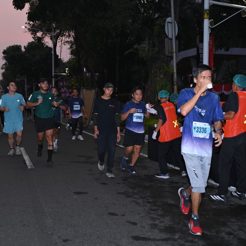 Race photo from KEMLU RUN 2026