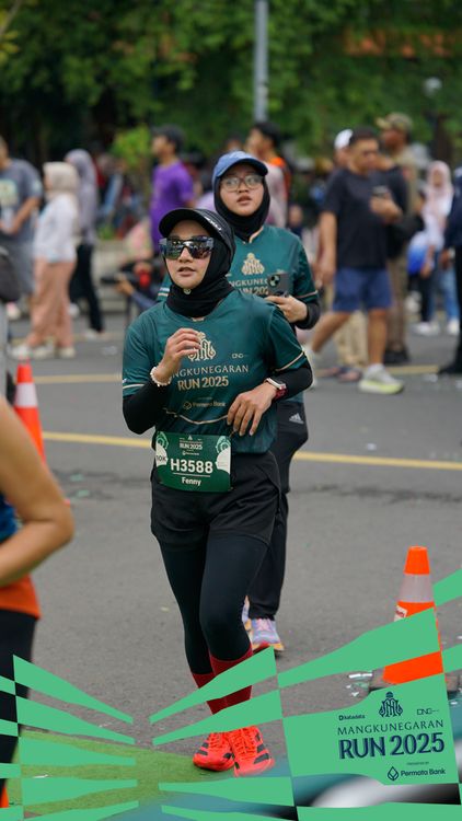 Race photo from Mangkunegaran Run 2025