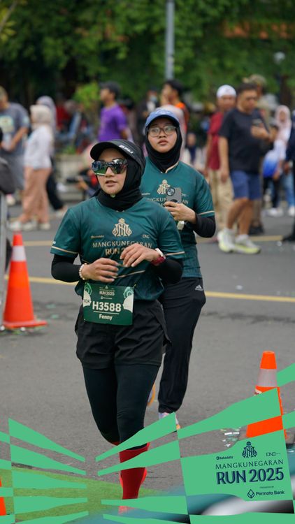 Race photo from Mangkunegaran Run 2025