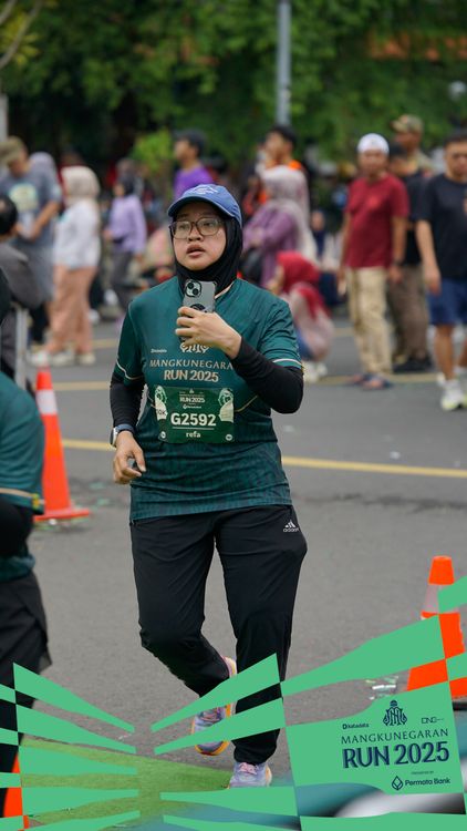 Race photo from Mangkunegaran Run 2025
