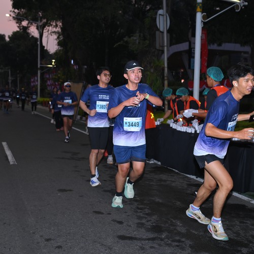 Race photo from KEMLU RUN 2026