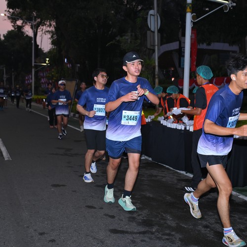 Race photo from KEMLU RUN 2026