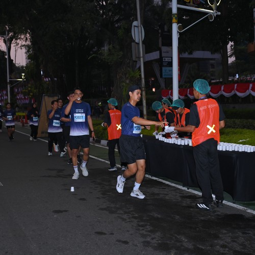 Race photo from KEMLU RUN 2026
