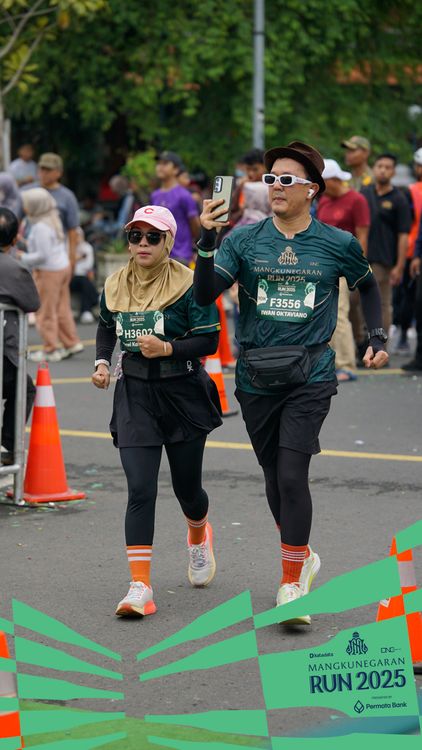 Race photo from Mangkunegaran Run 2025