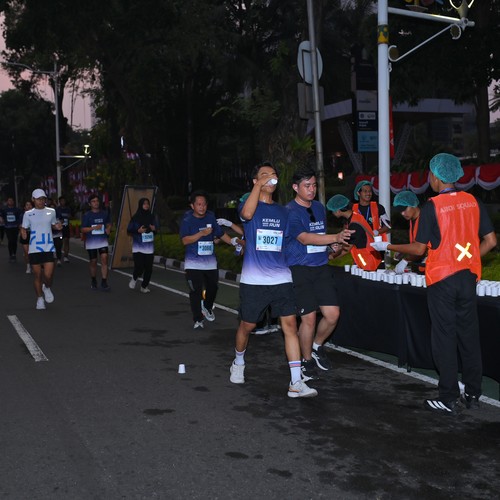 Race photo from KEMLU RUN 2026