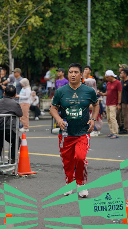 Race photo from Mangkunegaran Run 2025