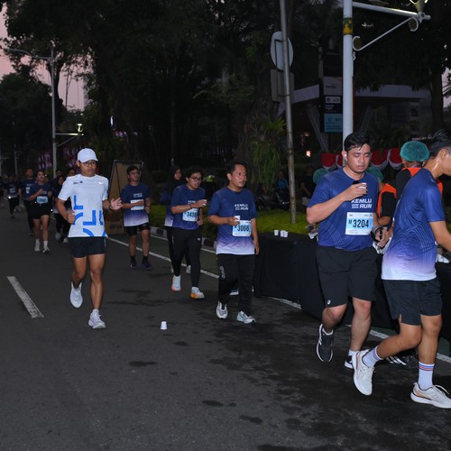 Race photo from KEMLU RUN 2026