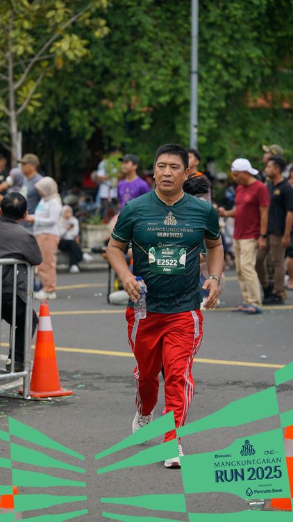 Race photo from Mangkunegaran Run 2025