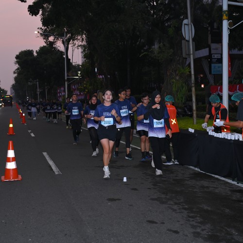 Race photo from KEMLU RUN 2026