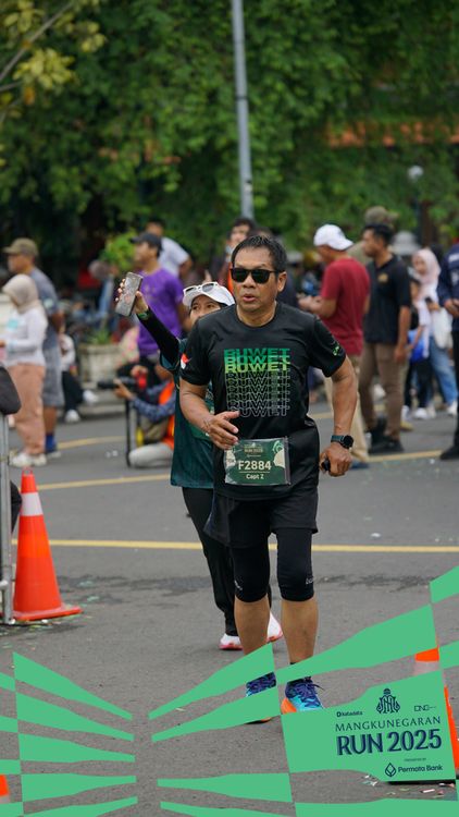 Race photo from Mangkunegaran Run 2025