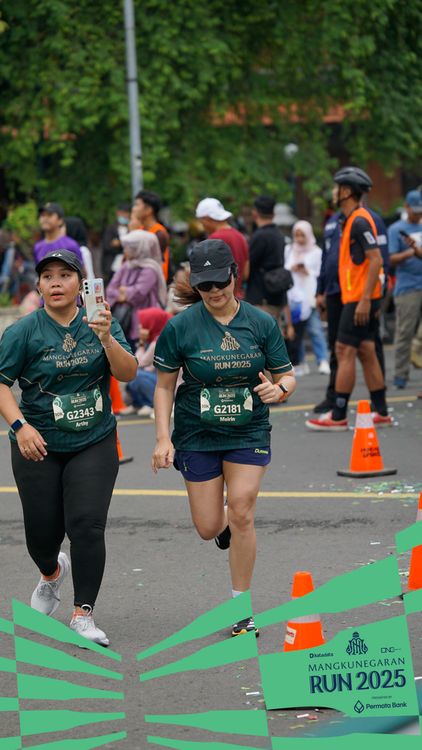 Race photo from Mangkunegaran Run 2025