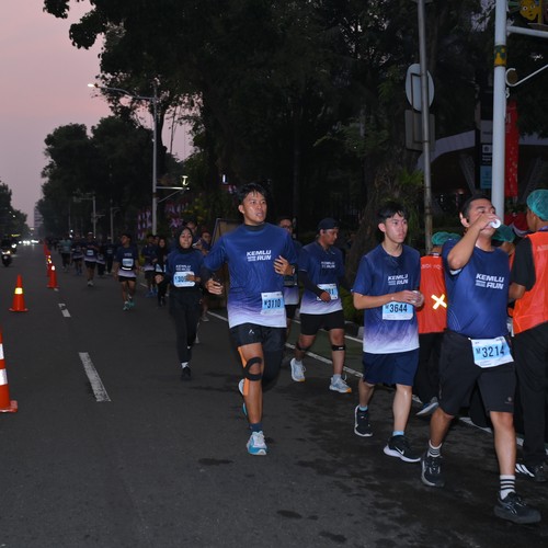 Race photo from KEMLU RUN 2026