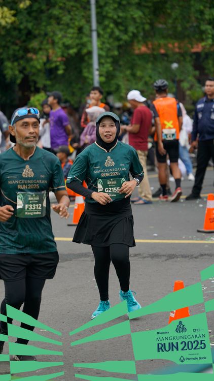 Race photo from Mangkunegaran Run 2025
