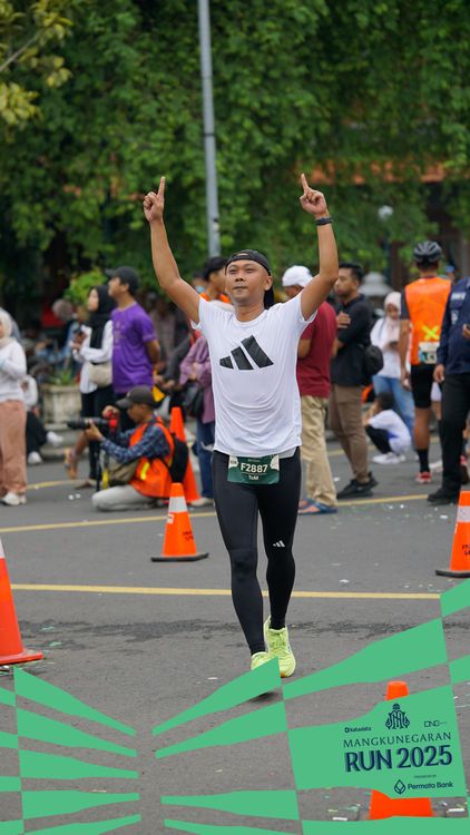 Race photo from Mangkunegaran Run 2025