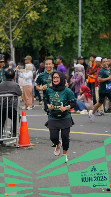 Race photo from Mangkunegaran Run 2025