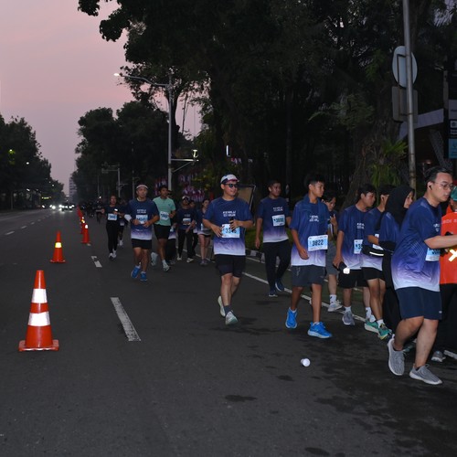 Race photo from KEMLU RUN 2026