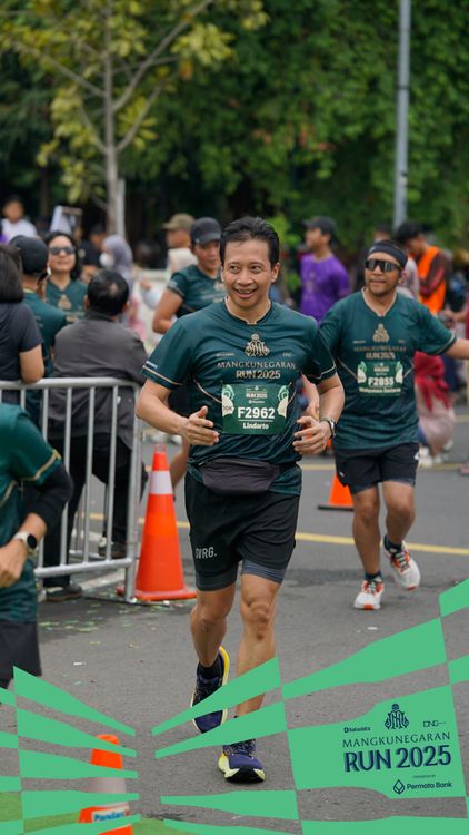 Race photo from Mangkunegaran Run 2025