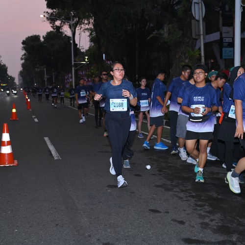Race photo from KEMLU RUN 2026