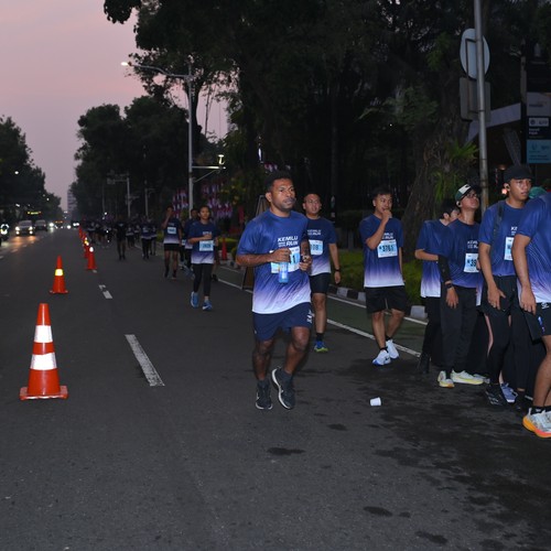 Race photo from KEMLU RUN 2026