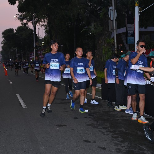Race photo from KEMLU RUN 2026