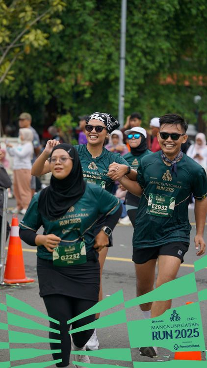 Race photo from Mangkunegaran Run 2025