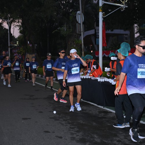 Race photo from KEMLU RUN 2026