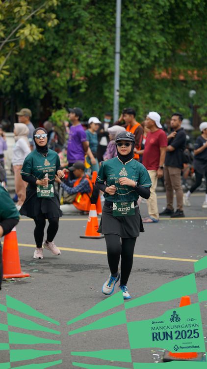 Race photo from Mangkunegaran Run 2025