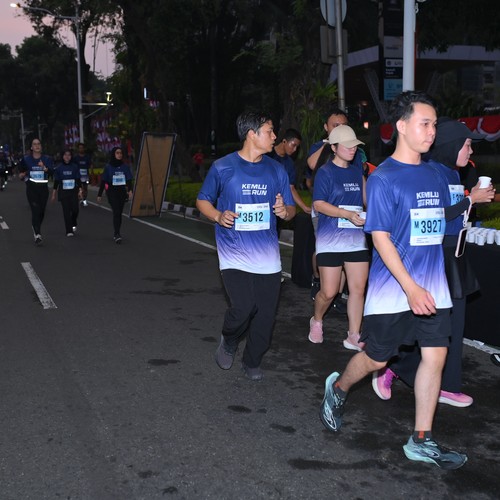 Race photo from KEMLU RUN 2026