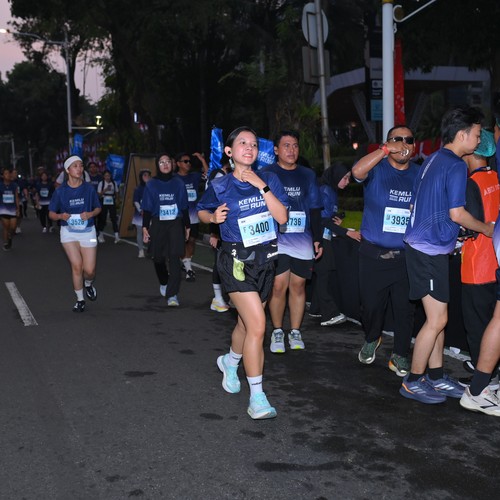 Race photo from KEMLU RUN 2026