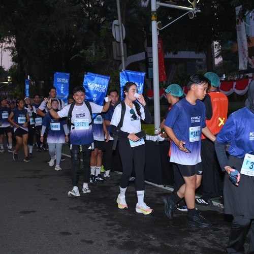 Race photo from KEMLU RUN 2026
