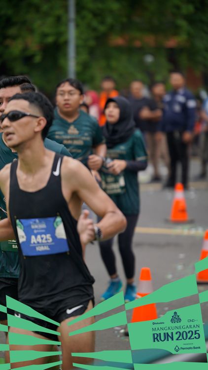 Race photo from Mangkunegaran Run 2025