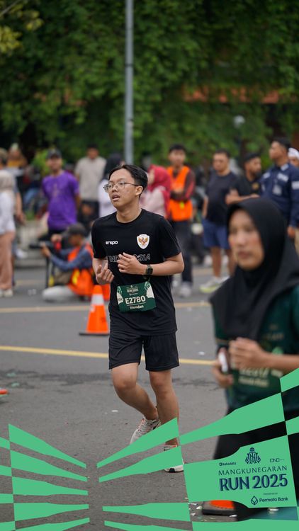 Race photo from Mangkunegaran Run 2025