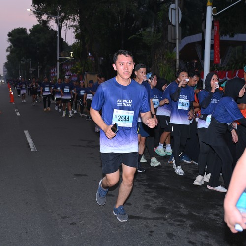 Race photo from KEMLU RUN 2026