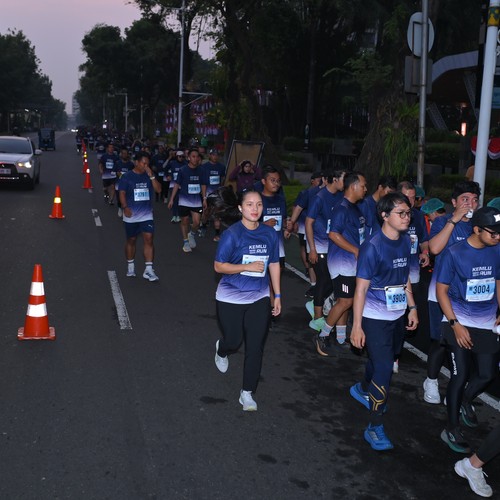 Race photo from KEMLU RUN 2026