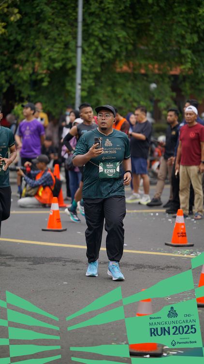 Race photo from Mangkunegaran Run 2025