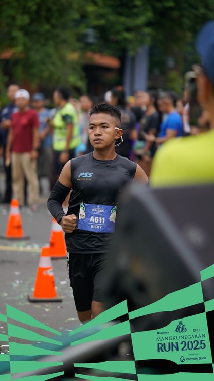 Race photo from Mangkunegaran Run 2025