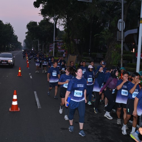 Race photo from KEMLU RUN 2026