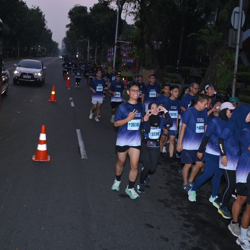 Race photo from KEMLU RUN 2026
