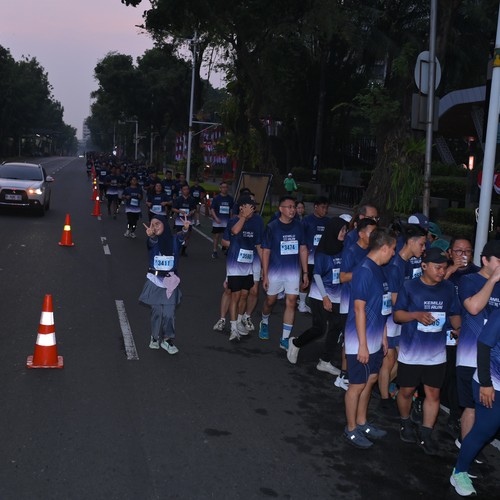 Race photo from KEMLU RUN 2026