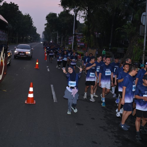 Race photo from KEMLU RUN 2026