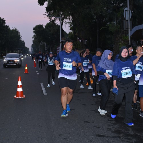 Race photo from KEMLU RUN 2026