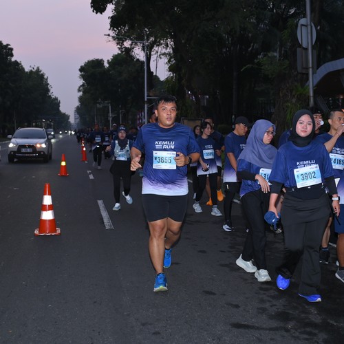 Race photo from KEMLU RUN 2026