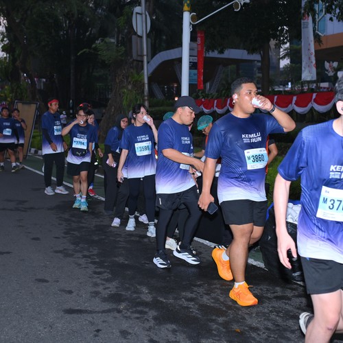 Race photo from KEMLU RUN 2026