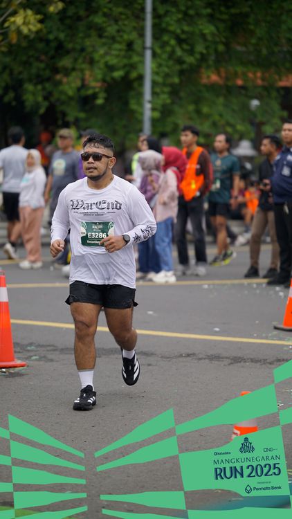 Race photo from Mangkunegaran Run 2025
