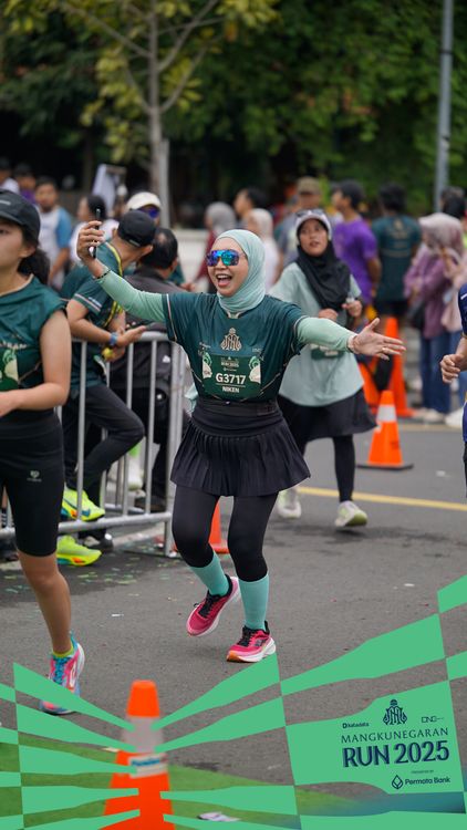 Race photo from Mangkunegaran Run 2025