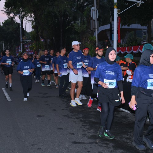 Race photo from KEMLU RUN 2026