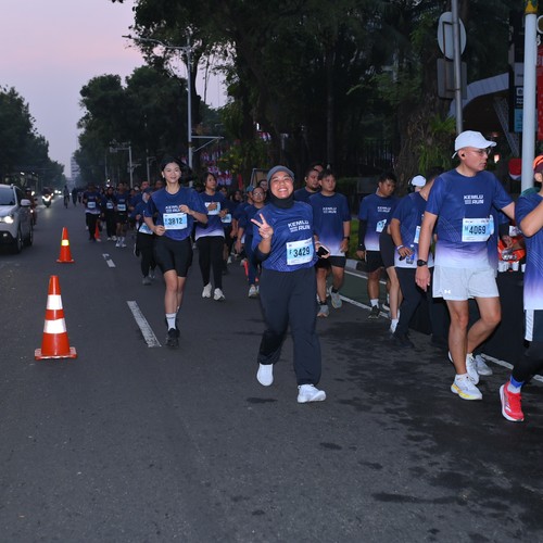 Race photo from KEMLU RUN 2026