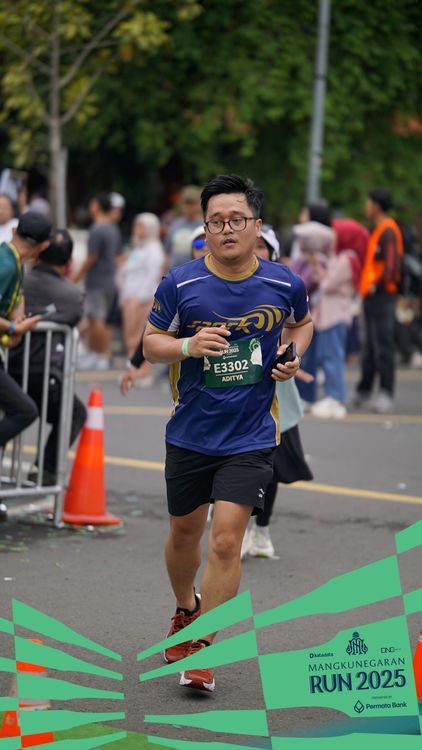 Race photo from Mangkunegaran Run 2025