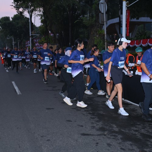 Race photo from KEMLU RUN 2026
